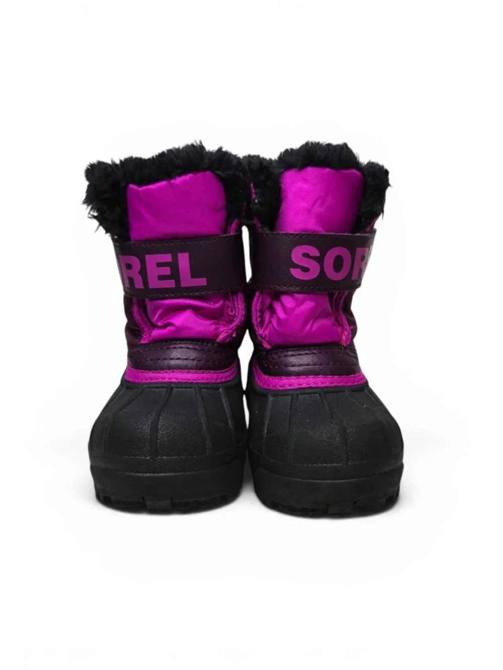 Sorel Toddler Winter Boots Waterproof Outdoor Snow Day Furry Ankle Rubber Sole 8